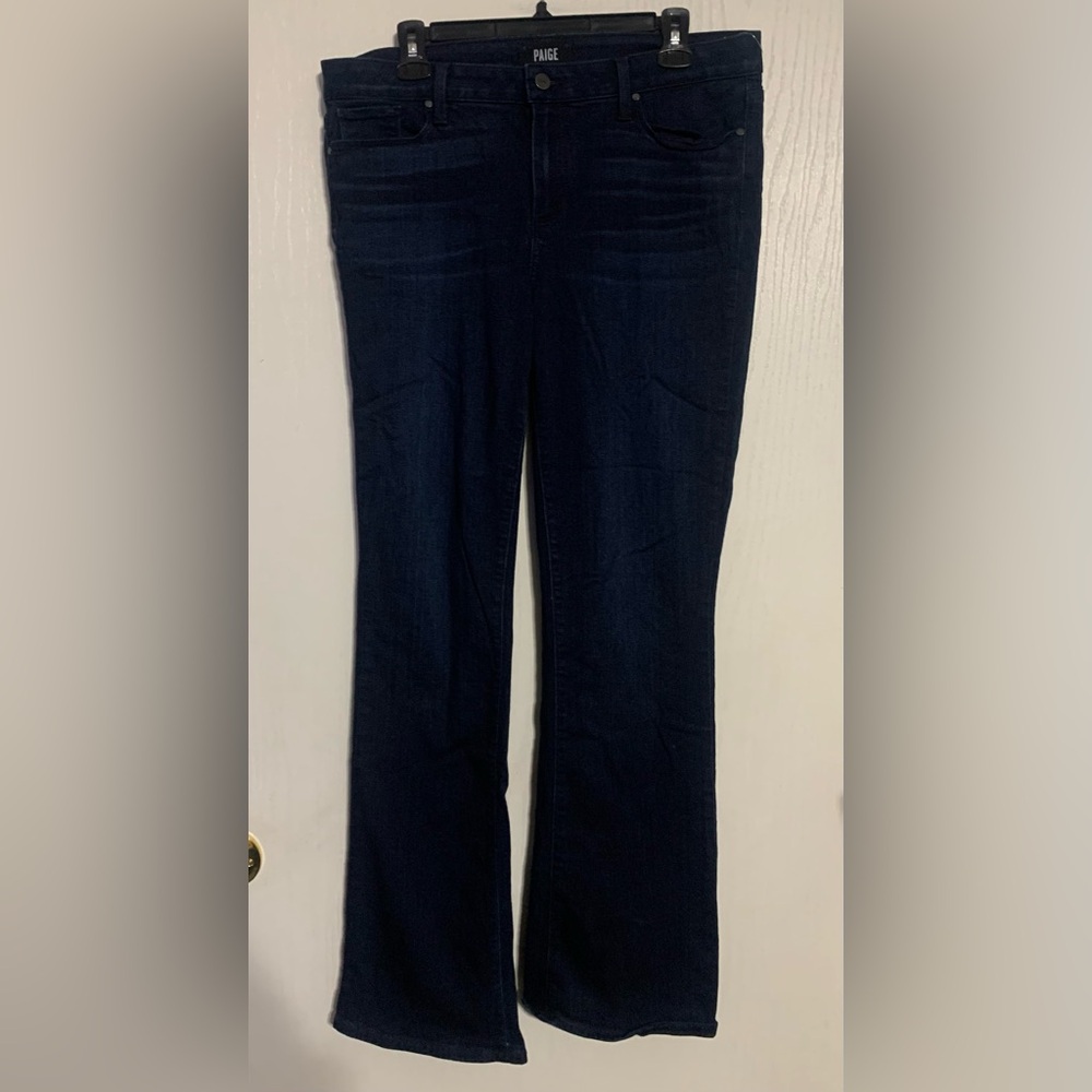 Paige Manhattan Women's Dark Blue Bootcut Jeans